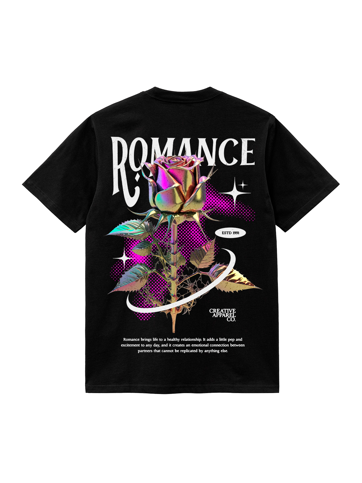 Playera negra 2 diseños grande