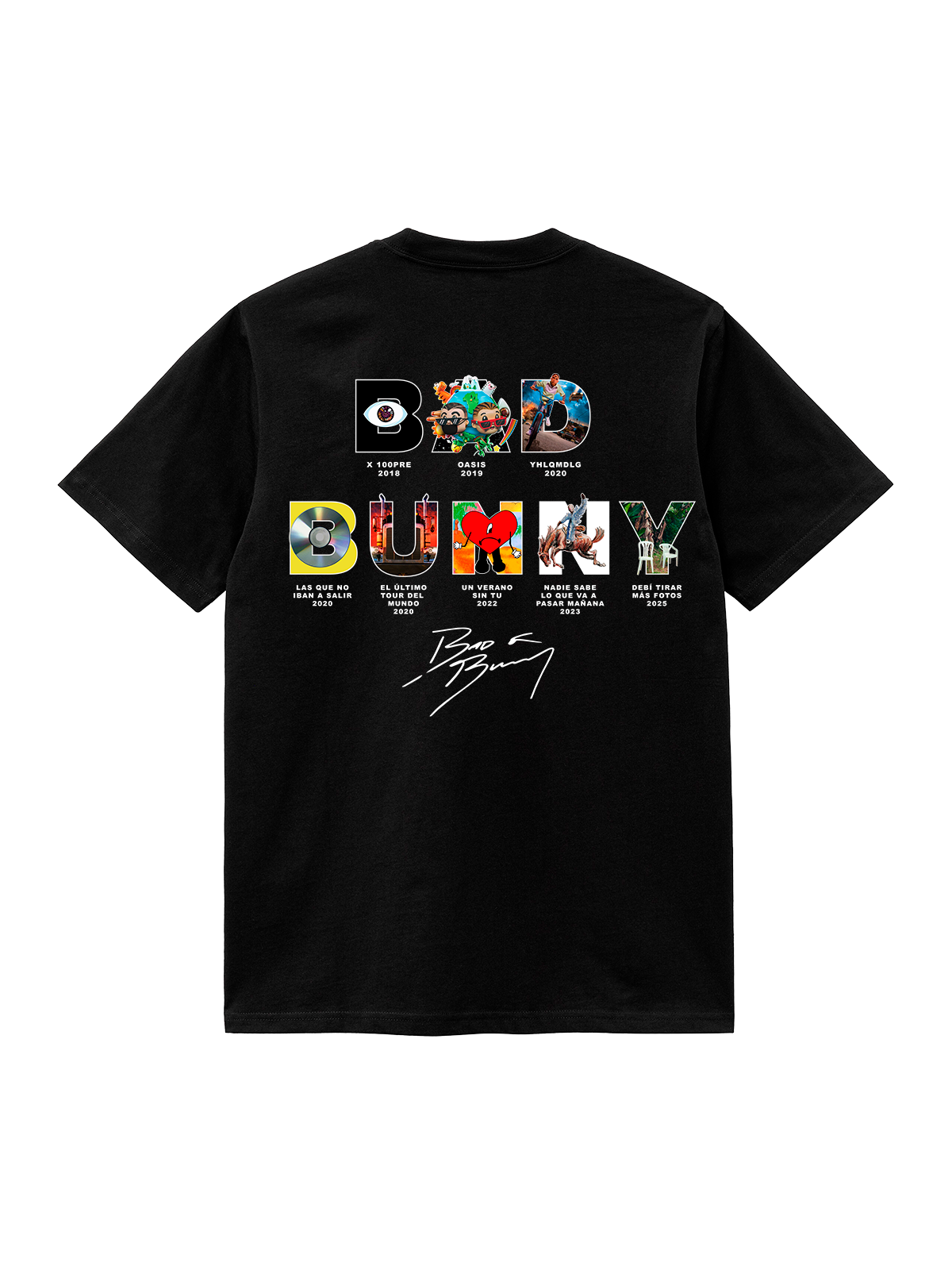 playera con 1 o 2 diseños pequeños